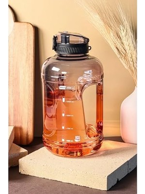 Get Store 2200 ml Suluk 2.2 Litre - Kilitli Kapaklı Geniş Hacimli Matara (Kırzı)