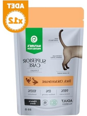 Aesco Ördekli & Tavuk Göğüslü Yaş Kedi Maması, 85G Sos Içinde