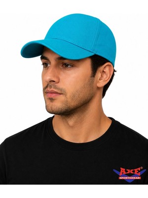 Axe Sportswear Arkası Ayarlanabilir Cırt Cırtlı Kasketli Beyzbol Spor Günlük Basic Kep Şapka