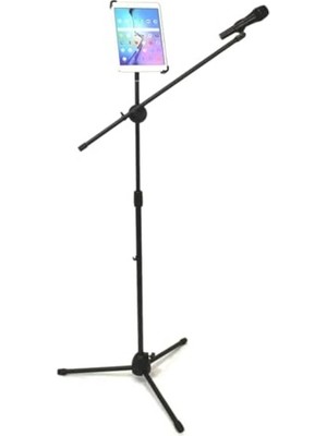 Aesco Profesyonel Metal Mikrofon Standı, 360 Derece Döner