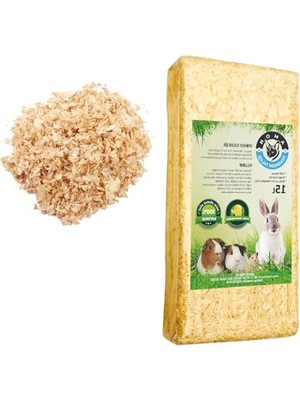 Aesco Doğal Limon Kokulu Kemirgen Talaşı 15 Lt, Temiz ve Sağlıklı