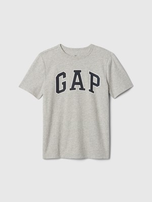Gap Erkek Çocuk Gri Gap Logo T-Shirt