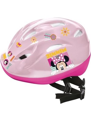 Aesco Toys Minnie Mouse Koruyucu Kask – Ayarlanabilir 52 – 56 cm Bisiklet Güvenlik Kaskı, Scooterlar ve Kaykaylar Için – Disney Minnie Tasarımı Kızlar Için (Model 28747, Çok Renkli)