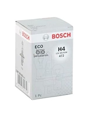 Get Store 1987302803 - Ampul H4 12V Standart H4 Ampul 55 / 60W Tırnaklı P43T DKM8855NM ile Uyumlu