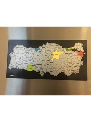 Aesco Magnet Türkiye Haritası, 20X10 cm Boyutunda
