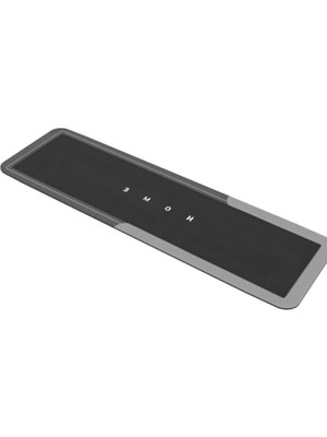 Aesco Kaymaz Altlı Süper Emici Banyo Paspası 40X120 cm - Koyu Gri