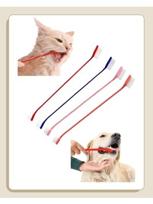 Aesco Köpekler ve Kediler Için Yumuşak Diş Fırçası, 4'lü Paket