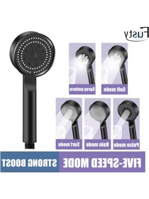 Aesco Yüksek Basınçlı El Duşu - 5 Fonksiyonlu Kaliteli Duş Başlığı