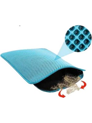 Aesco 60 x 40 cm Elekli Kedi Kumu Paspası