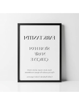 Aesco Masif Çam Çerçeve, 50CM x 70CM Şık ve Dayanıklı Duvar Dekoru