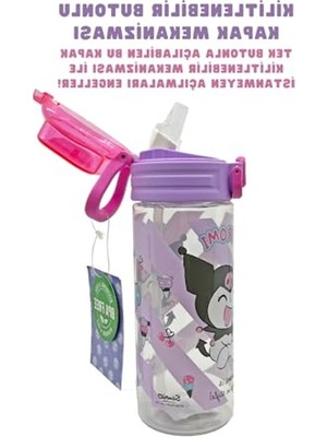 Aesco Yumuşak Silikon Pipetli Su Matarası, 500ML Kapasite