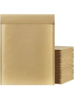Aesco 50 Adet Kraft Kaplı Balonlu Zarf - 17X25+5 cm