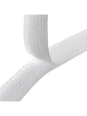 Aesco Beyaz Cırt Cırt, 3 cm Genişliğinde 1 Metre Uzunlukta