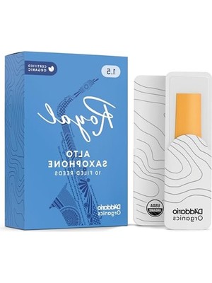 Aesco Güçlü Sazlık, Alto Sax Için 10'lu Paket, 1.5 Kalınlık