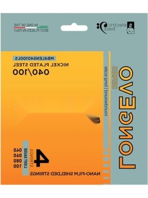 Aesco Dayanıklı 40-100 Bas Teli, Nikel Kaplama Çelik Nano-Film Kalkanlı