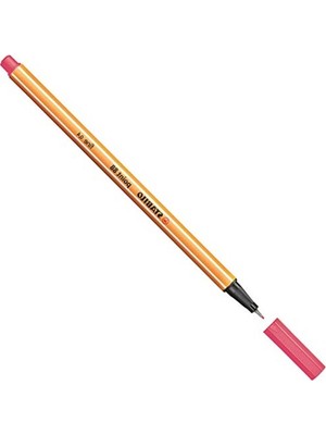 Aesco Stabilo Point 88 0,4mm Fineliner Kalem Gül Kurusu Pembe N:17