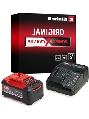 Aesco 5.2 Ah Güç Aküsü ve Şarj Cihazı Seti, Tüm Power X-Change Cihazları ile Uyumlu