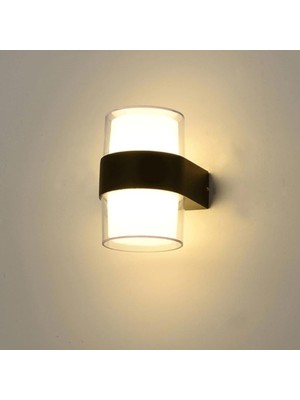Aesco Silindir LED Aplik - 12 Watt, IP54, Iç ve Dış Mekan