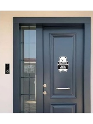 Aesco Lütfen Zile Basmayınız - Bebek Uyuyor Ayıcık Sticker