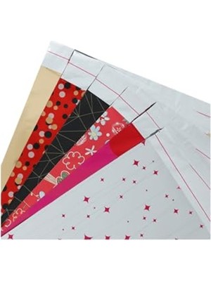 Aesco 35 x 50 cm Metalize Hediye Poşet Paketi 10'lu Set