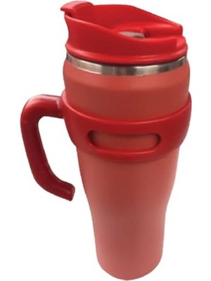 Aesco 1200 ml Kırmızı Çelik Termos Bardak, Isı Koruma Özelliği