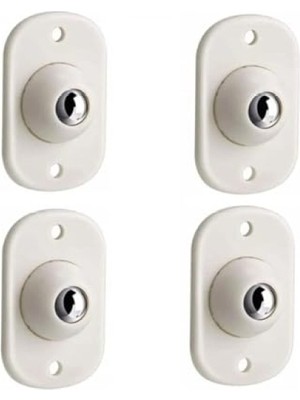Aesco Mini Yapışkanlı Eşya Kaydırma Aparatı - 4'lü Set