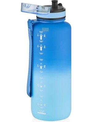 Aesco 1500ML Sızdırmaz Tritan Su Matarası - Çift Renk Seçenekleri