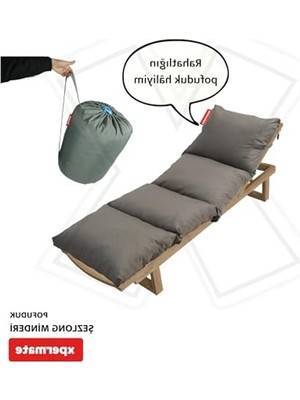 Aesco Pofuduk Şezlong Minderi, 60X180X12 Cm, Su Itici ve Katlanabilir Özellik