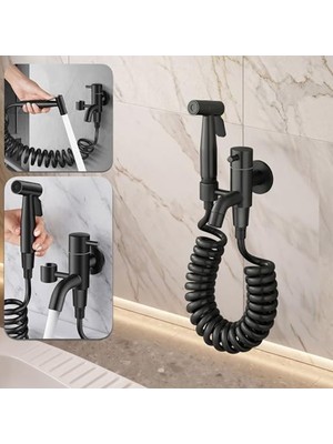 Aesco Banyo Taharet Musluğu, Spiralli ve Paslanmaz Çelik Yapı