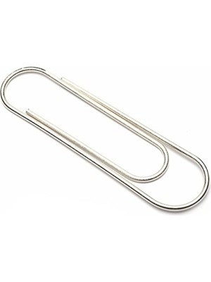 Aesco Gümüş Metal Ataş - 250 Adet No:5