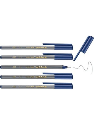 Aesco 0.3 mm Uçlu 10'lu Fineliner Seti, Çelik Mavisi