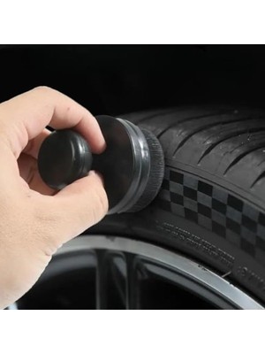 Aesco Yumuşak Tüylü Temizlik Fırçası, Lastik ve Iç Mekan Detayı Için 60MM x 62MM Boyutunda