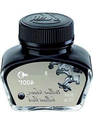 Aesco Parlak Siyah Mürekkep - 30 ml Cam Şişe