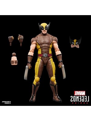 Aesco Legends Serisi Wolverine (Kahverengi Takım Elbise),  Studios'un Deadpool & Wolverine Film Koleksiyonluk 15 cm Aksiyon Figürü Hediyesi