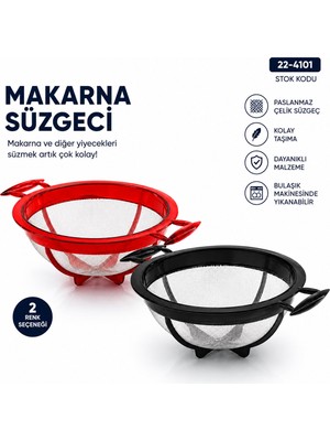 Go İthalat Küçük Makarna Süzgeci Plastik (5250)