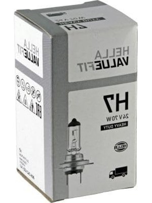 Aesco 24V 70W Halojen H7 Ampul, Araç Sis Farı Için