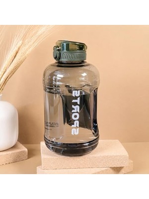 Aesco Kilitli Kapaklı 2200 ml Su Matara, Geniş Hacimli ve Pratik