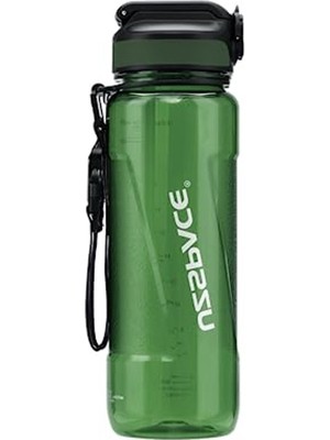 Aesco Fiftyfifty Pipetli 850ML Tritan Su Matarası Yeşil