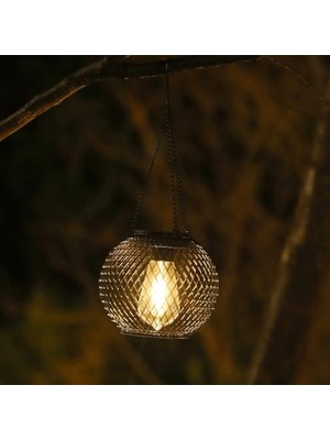 Aesco Güneş Enerjili Bahçe Feneri, Solar LED Dekoratif Aydınlatma