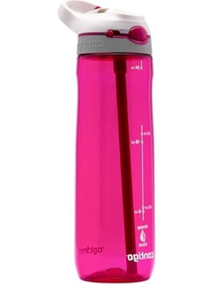 Aesco Sızdırmaz Tasarıma Sahip Ergonomik Spor Suluk, 720 ml Pembe