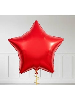 BenimMarifetlerim Kırmızı Yıldız Folyo Balon 18 Inch 45 cm