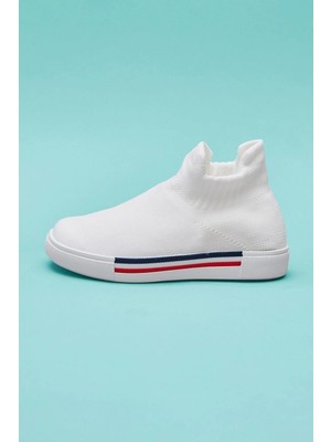 Bony Socks Back To School Çocuk Çorap Ayakkabı Beyaz