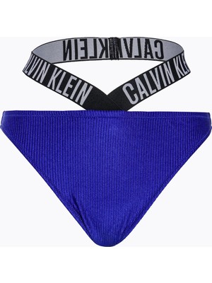 Calvin Klein Kadın / Kız Mavi Calvin Klein Hıgh Leg Cheeky Bıkı, C7N Mavi Kadın Bikini Altı
