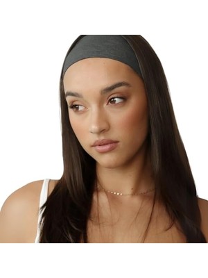 MarkEntegra Saç Bandı Kadın Erkek Spor Elastik Kaymaz Ince Esnek Likralı Pamuk Kadın Saç Bandı Bandana Unisex Fitness Makyaj Cilt Yüz Yo Pilates Bisiklet Koşu Sporcu Saç Bandı