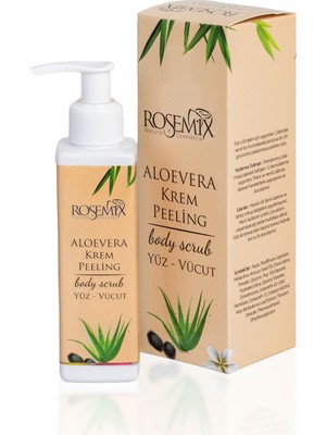 Muratech Rosemix - Alovera Krem Peeling 120 ml - 2 Adetlik Set