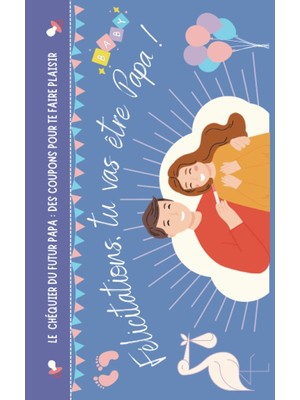 Belirtilmemiş Félicitations, Tu Vas Être Papa ! Le Chéquier Du Futur Papa - Coupons & Bons Cadeaux: Idéal Pour An