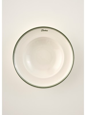 Bella Maison Bonheur Porselen Makarna Tabağı Yeşil (28 Cm)