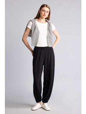DeFacto Jogger Fit Basic Siyah Eşofman Altı D4234AX26AU