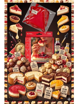 Nevamel® Fantezi Tüketilebilen Yenilebilir Cheesecake Aromalı Iç Çamaşırı Takımı