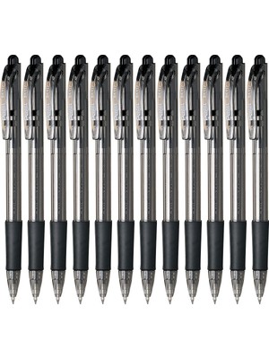 Sync Ticaret Pentel 0.7 mm 12'li Tükenmez Kalem - Ekonomik Siyah